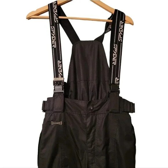 Spyder Snowboard Ski Overall Pants Black Size Small. - Picture 2 of 13